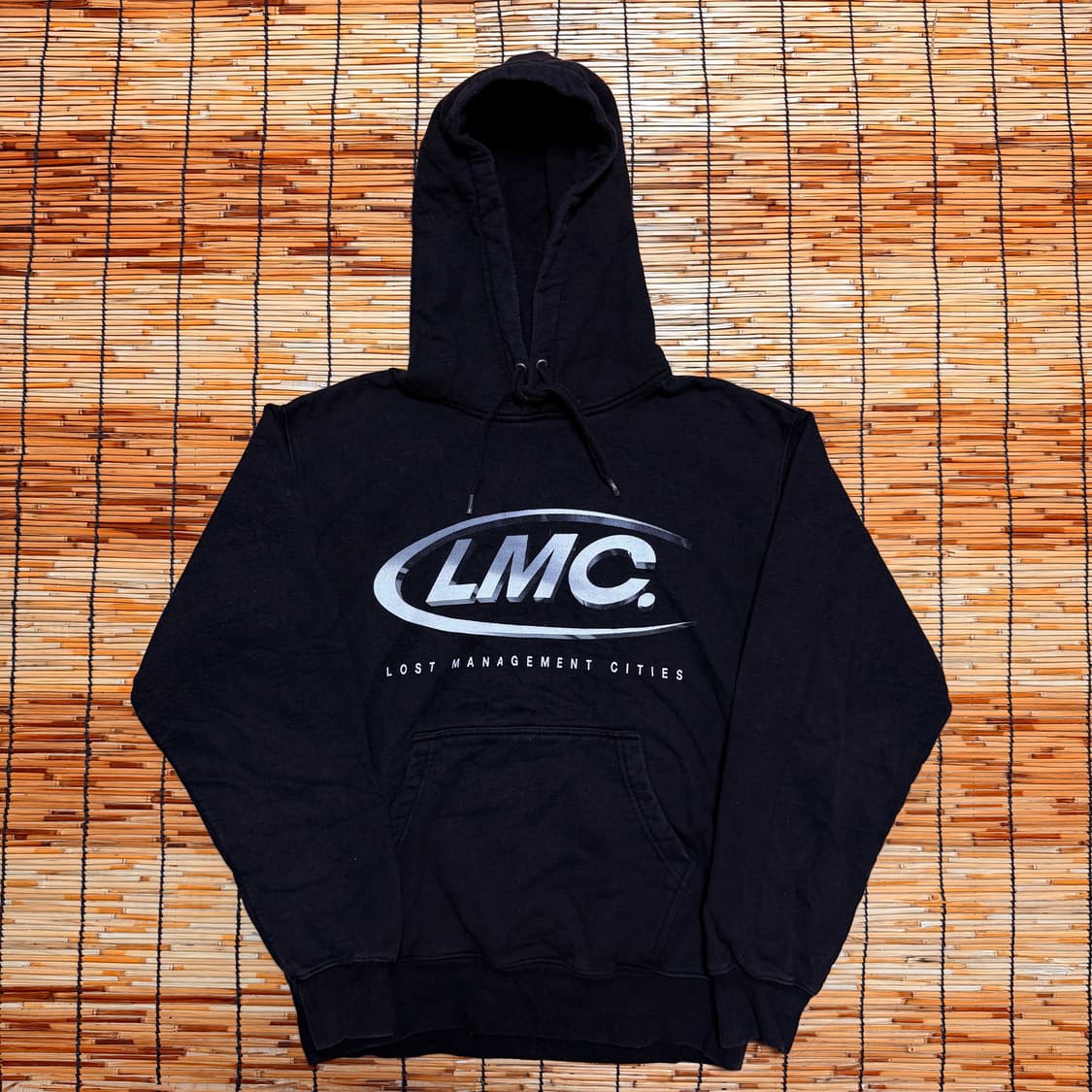 LMC 블랙 스펠아웃 로고 후드티 s 상품이미지1