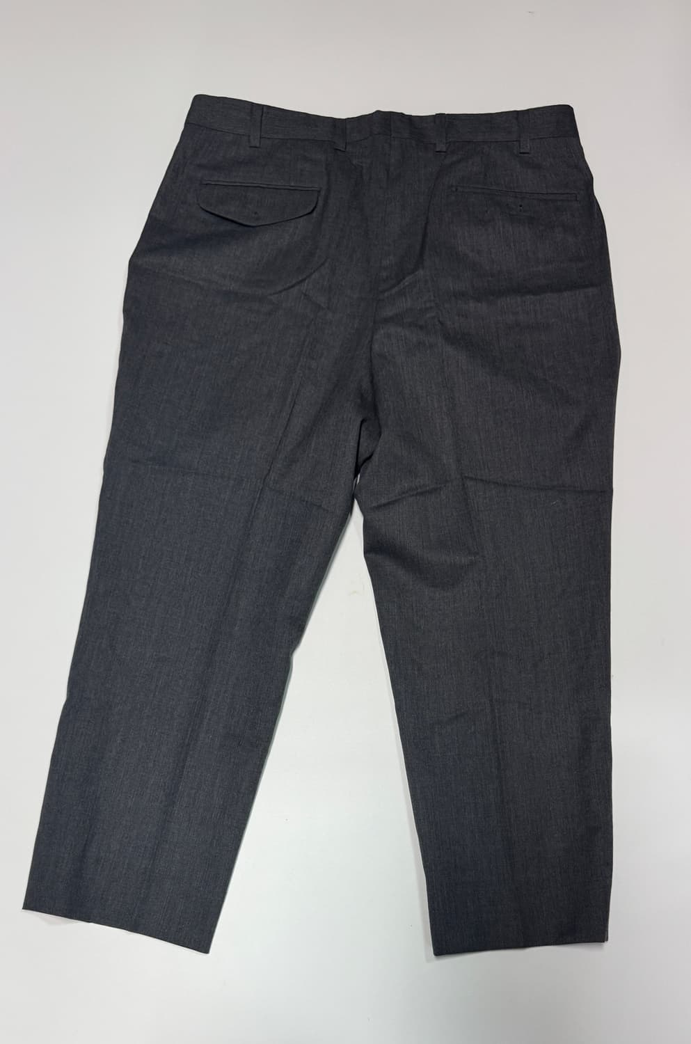 정품 발렌시아가 울 슬랙스 바지 88 그레이 상품이미지2