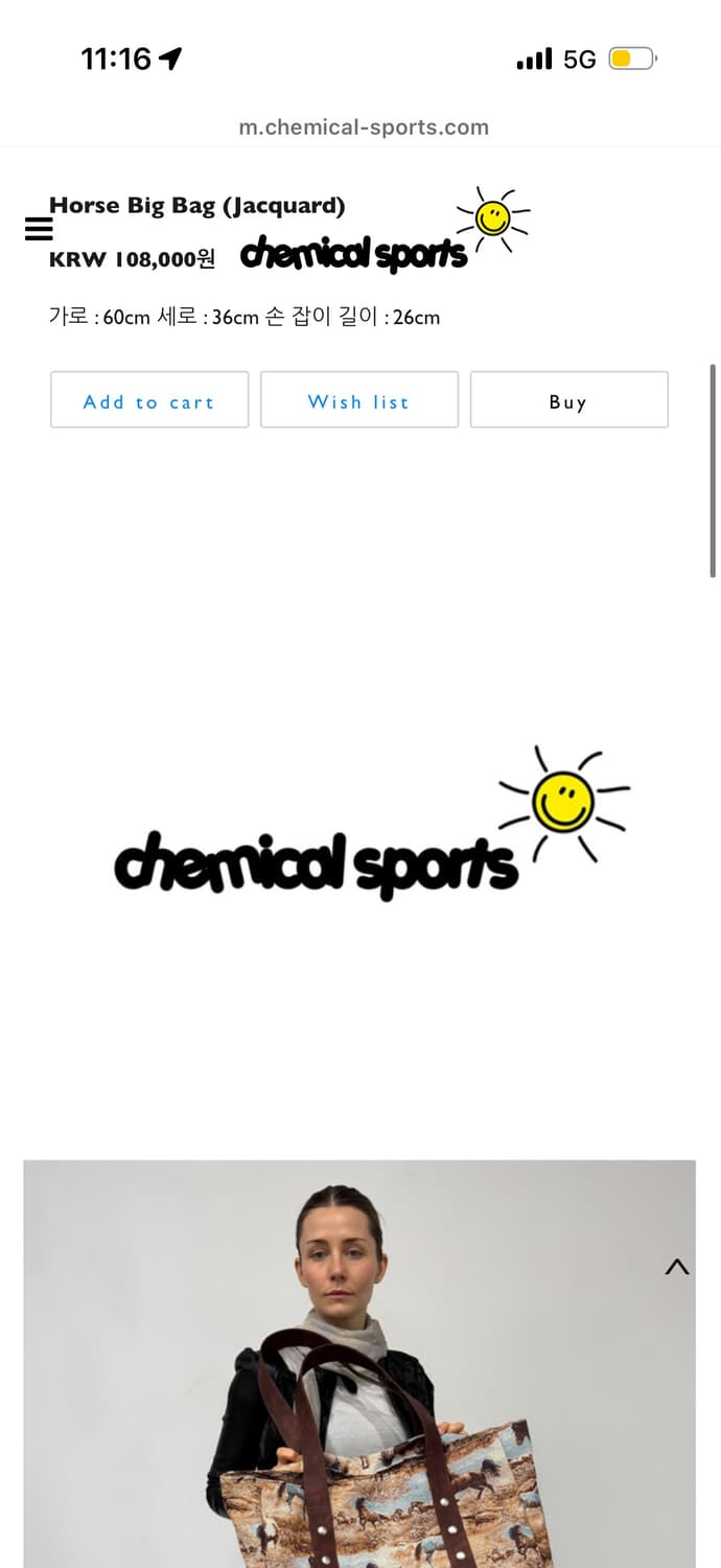 캐미컬 스포츠 홀스백 상품이미지3