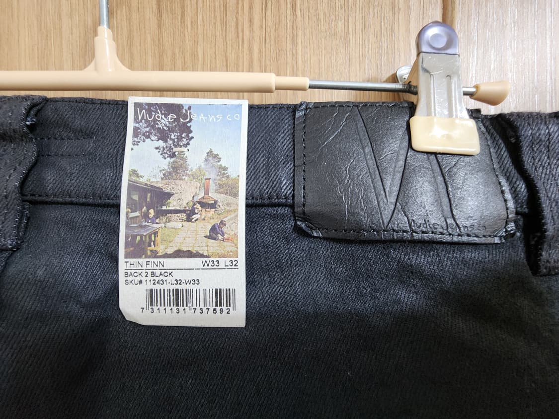 (33)누디진 씬핀 블랙진 데님팬츠 상품이미지4