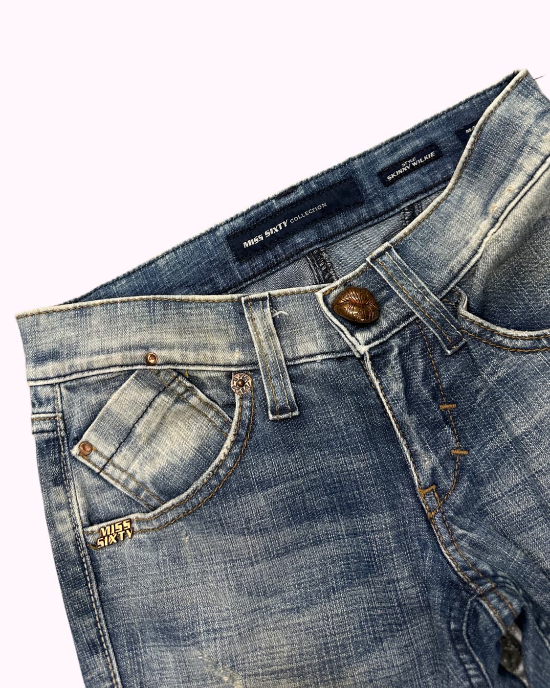 MISS SIXTY dirty washing low-rise jean 상품이미지5