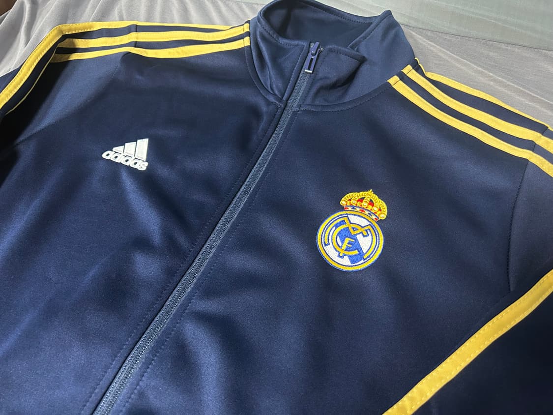 아디다스 레알 마드리드 남골 네이비 져지 트랙 자켓 상품이미지2