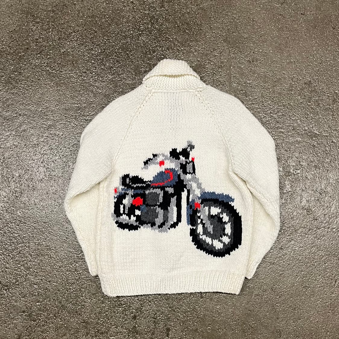 빈티지 핸드메이트 니트 집업 (90) 상품이미지1