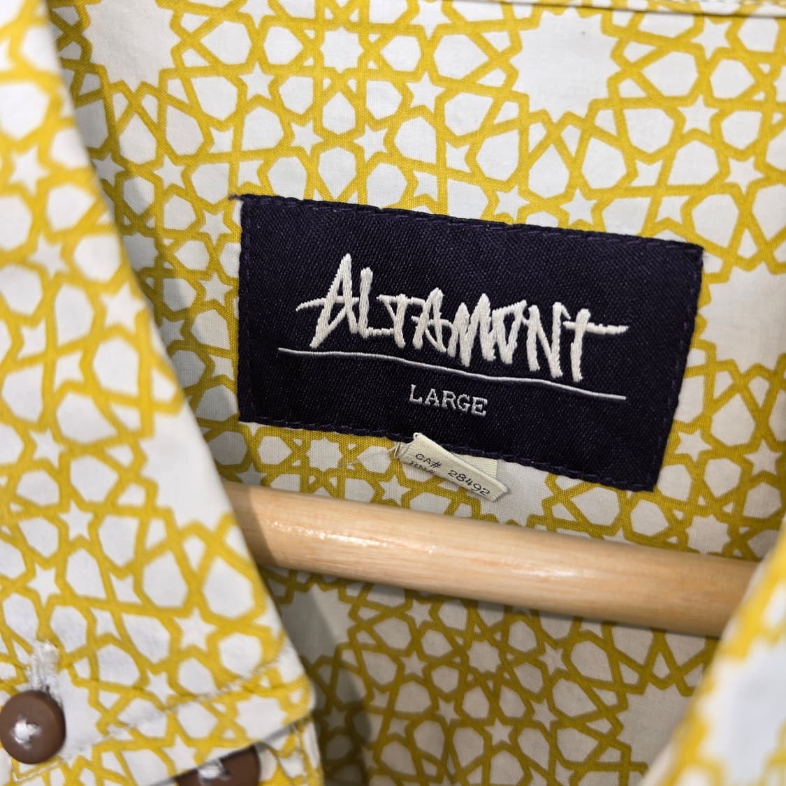 ALTAMONT 패턴 셔츠 / 옐로우 그래픽 셔츠 상품이미지2