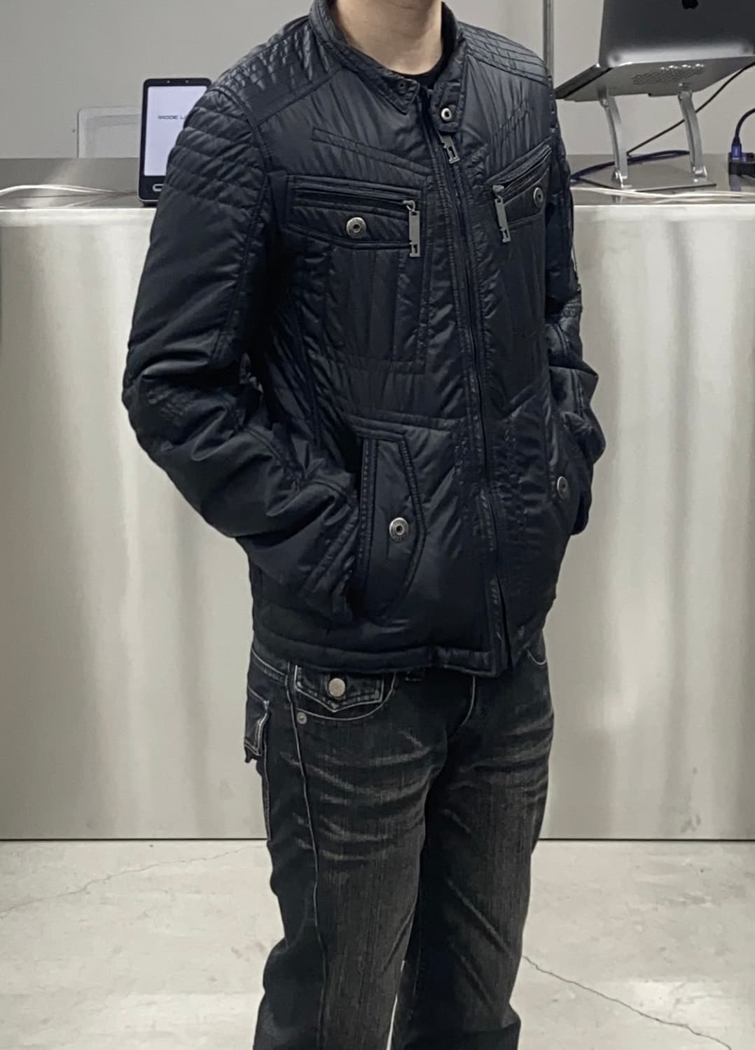 디젤 나일론 모터사이클 자켓 상품이미지3