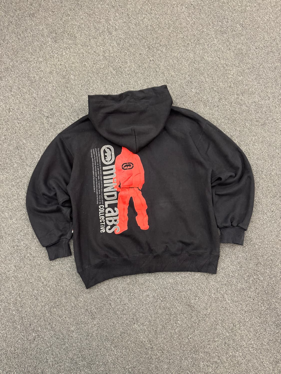 XL)ECKO 빈티지 자수 프린팅 후드 집업 상품이미지6