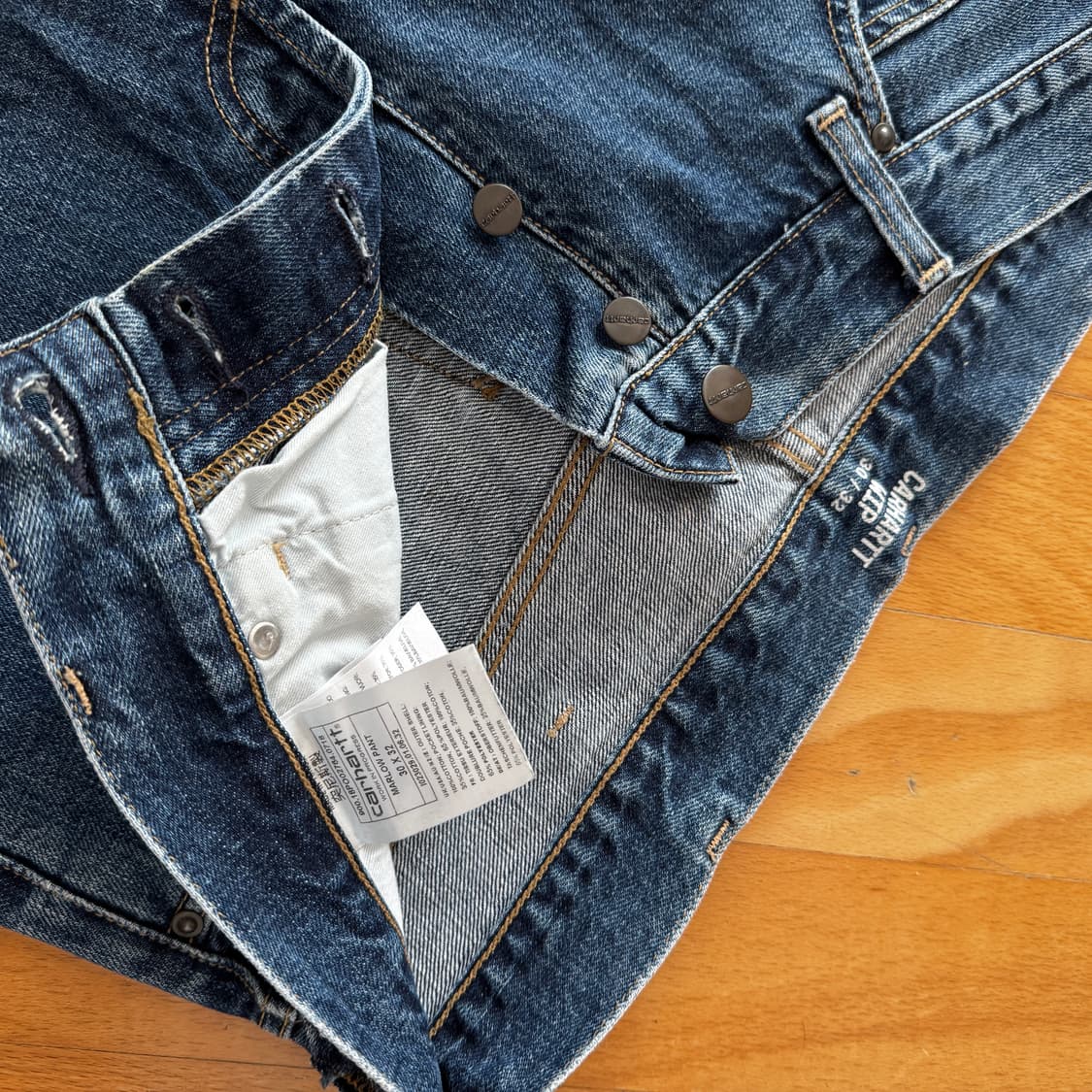 칼하트 WIP Marlow 데님 신품 30x32 상품이미지5