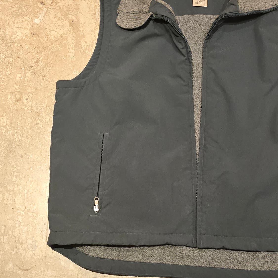 L.L.Bean 다크그린 플리스 풀집업 베스트 상품이미지4