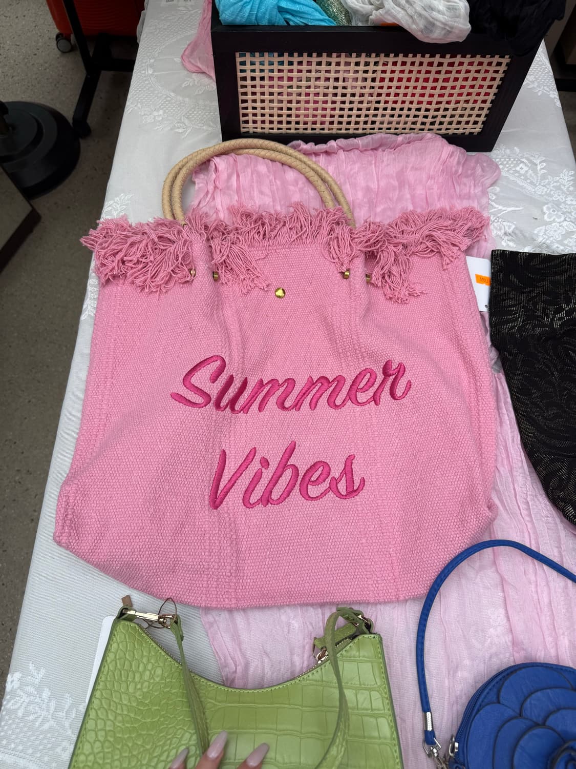 Summer pink tote bag 상품이미지1