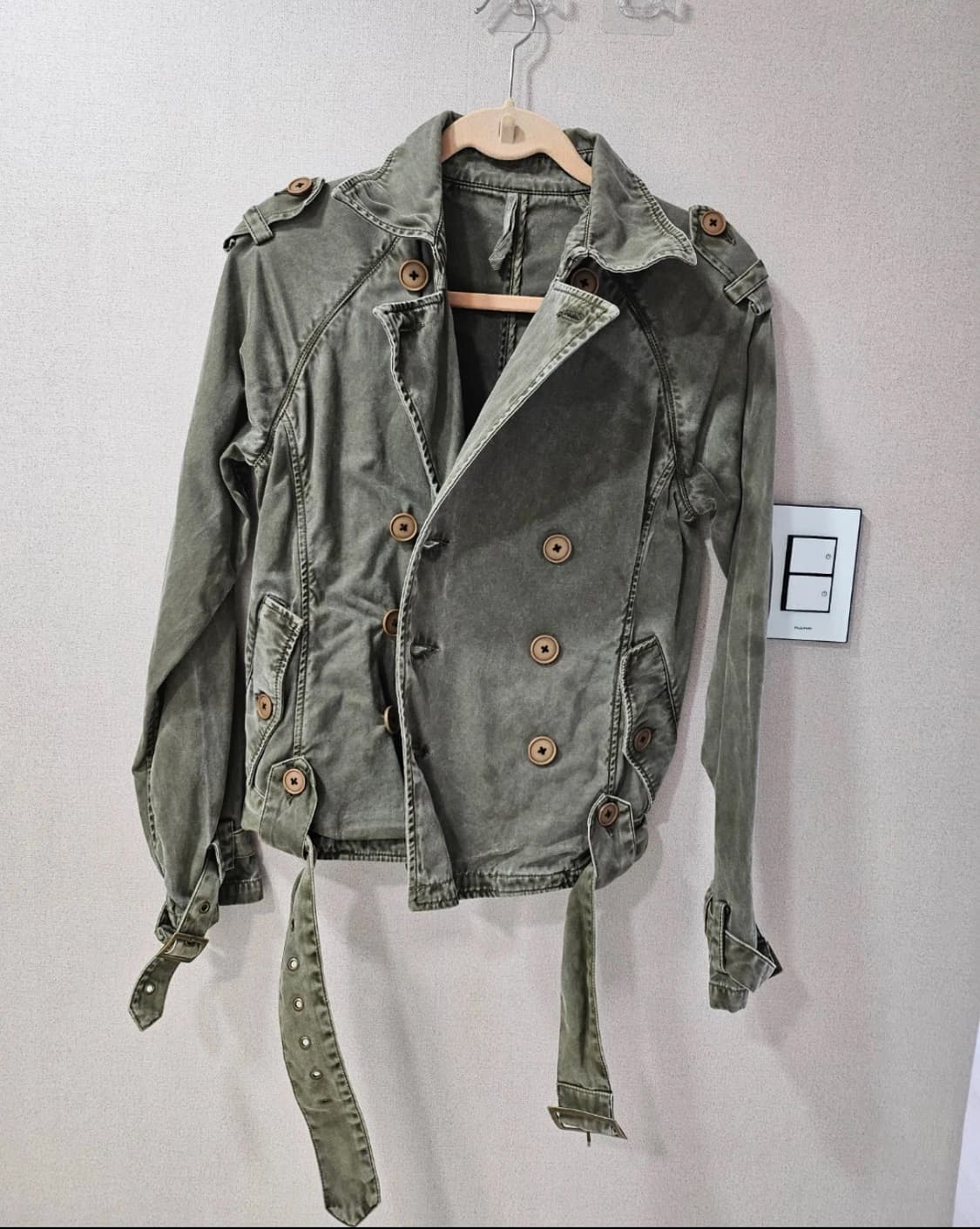 밀리터리 워싱 자켓 상품이미지2