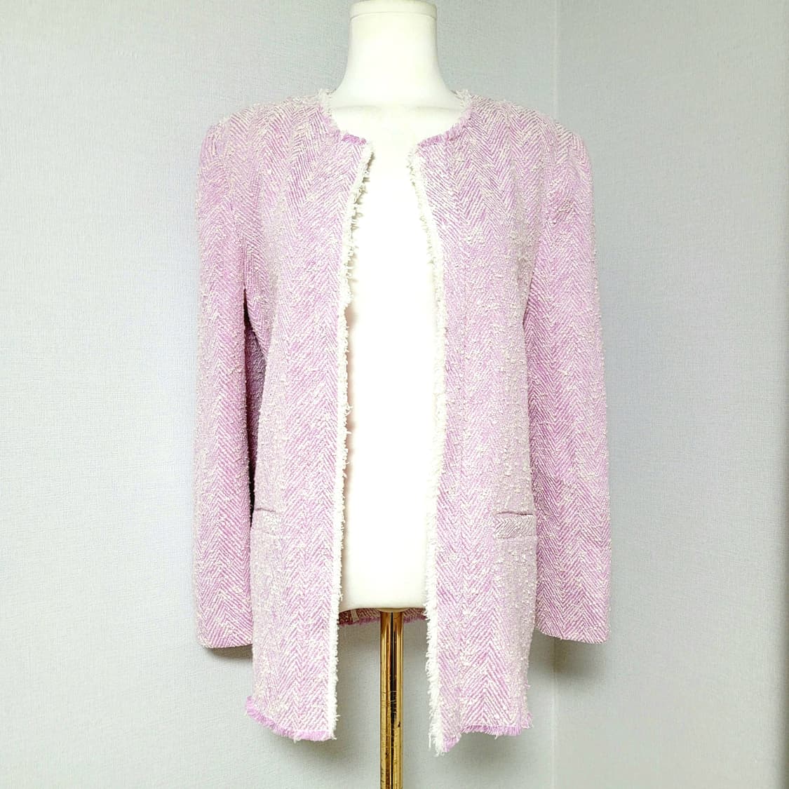 이로 IRO 오픈형 트위드 자켓 가디건 (55/표기36) 상태최상 상품이미지2