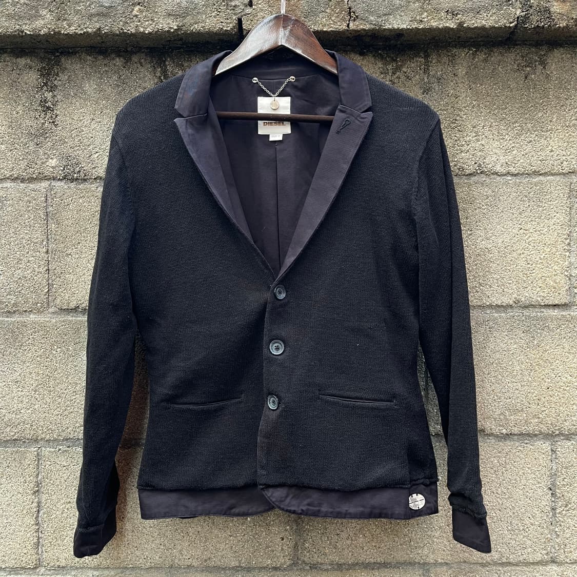 [S] 디젤 니트 가디건 블레이저 자켓 상품이미지1