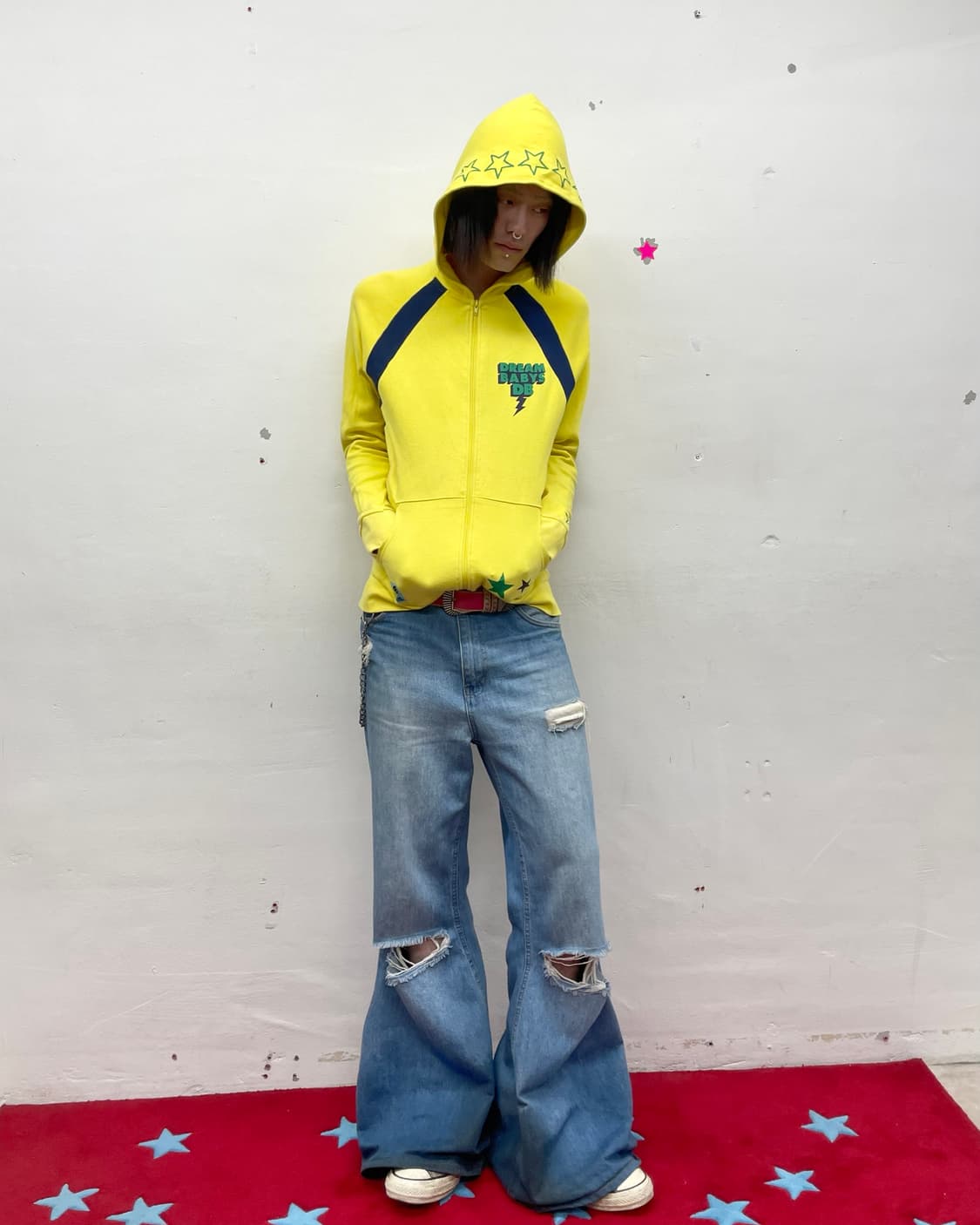  Dream's Baby Green Star Retro Hooded 상품이미지8