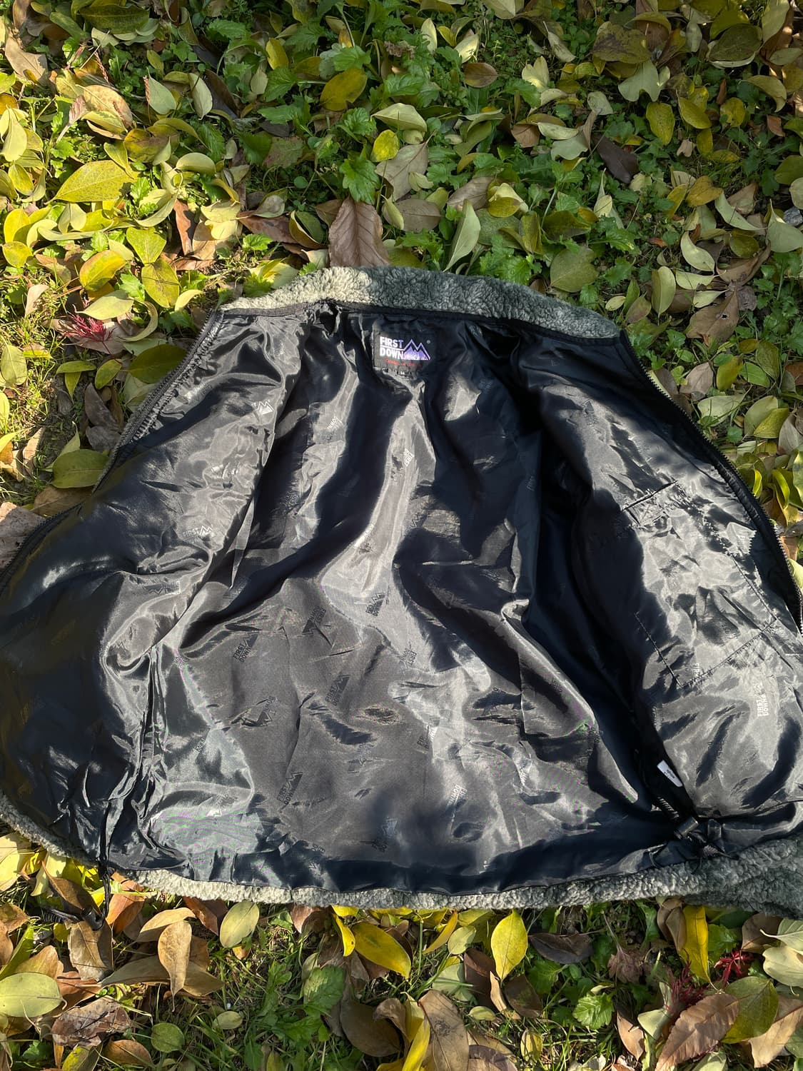 00s First Down Green Fleece JK 상품이미지9