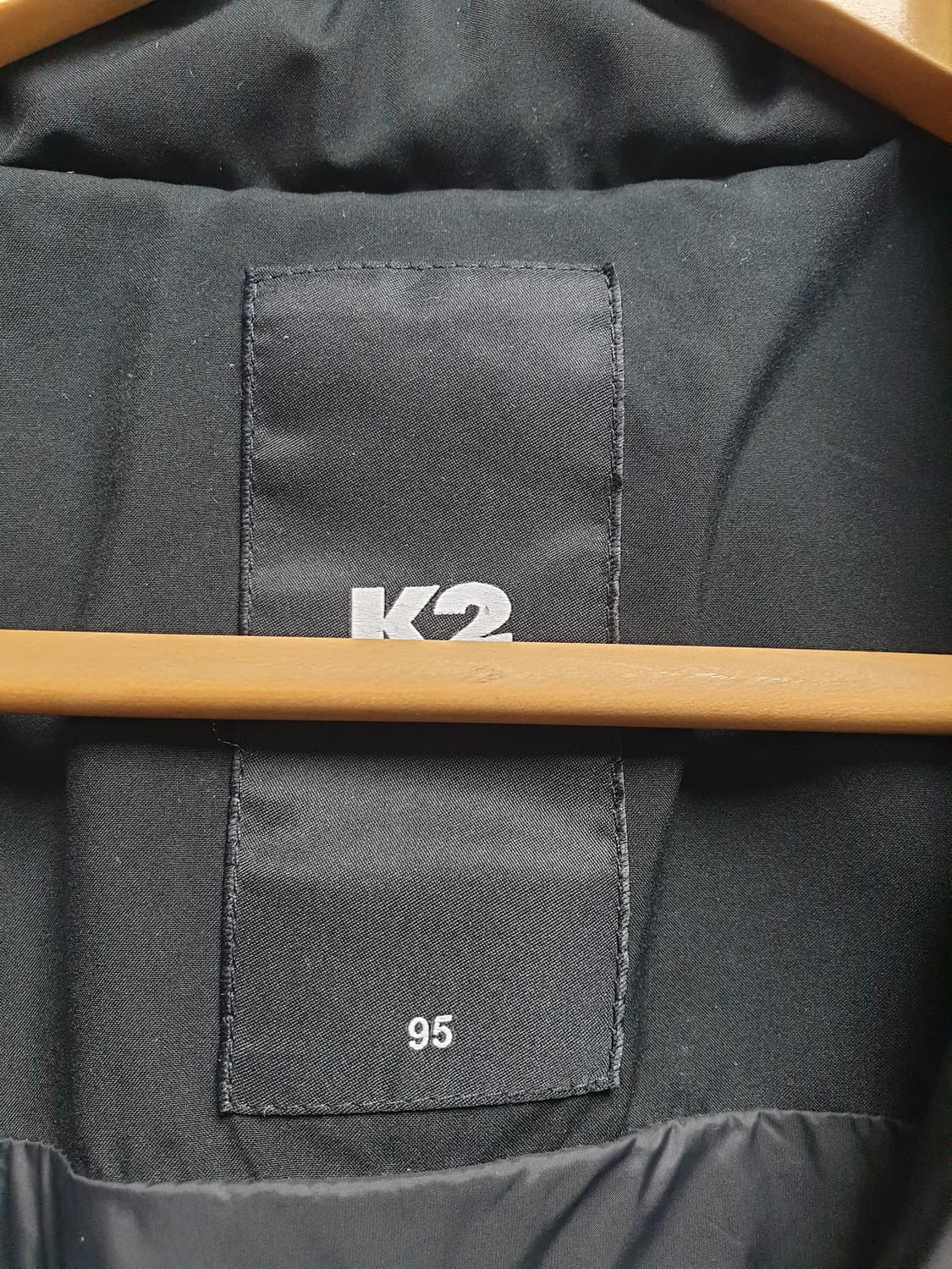 [남95] k2 퀼팅 구스경량패딩 블랙 상품이미지7