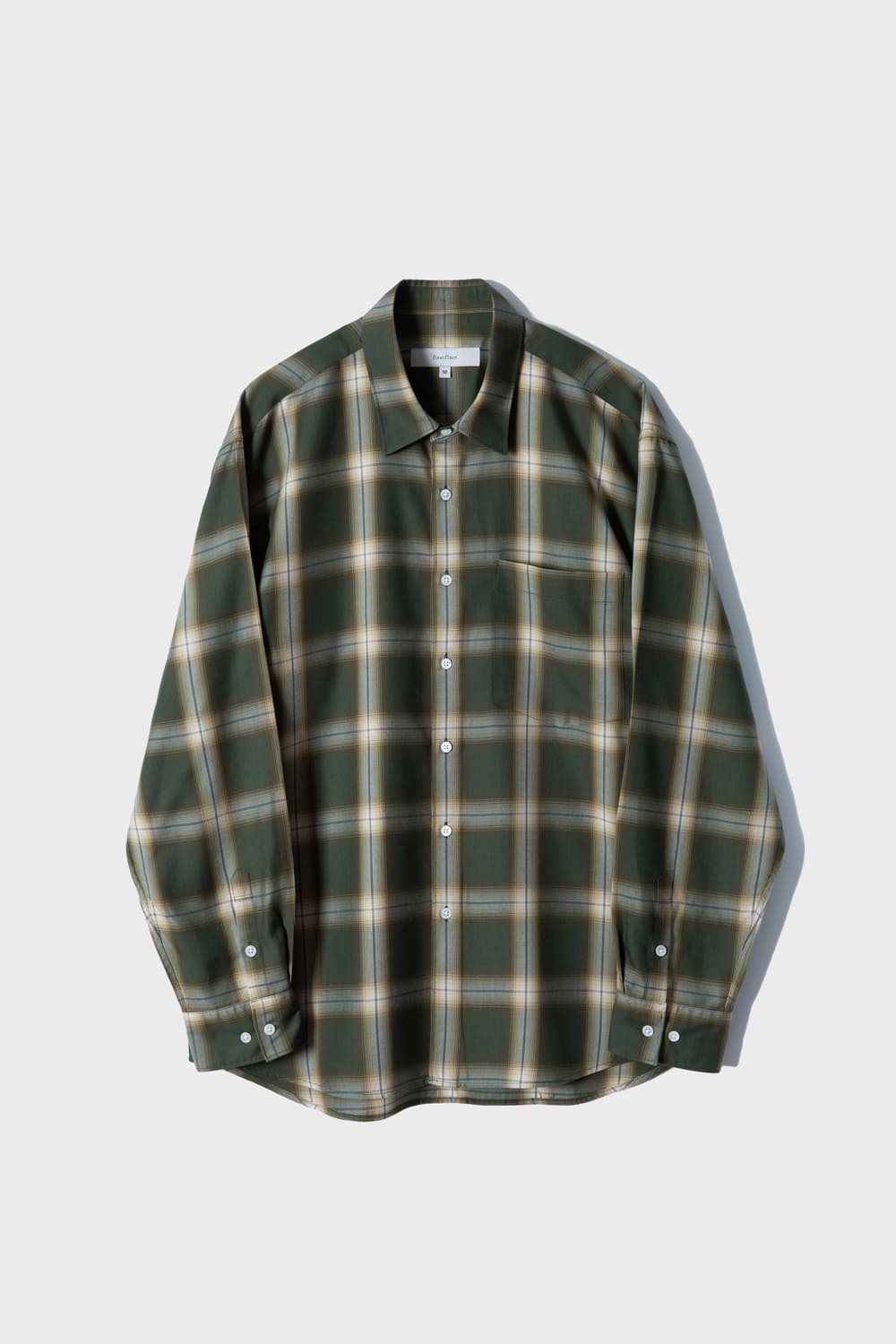 [46] 퍼스트플로어 체크셔츠 리프그린 leaf green 상품이미지1