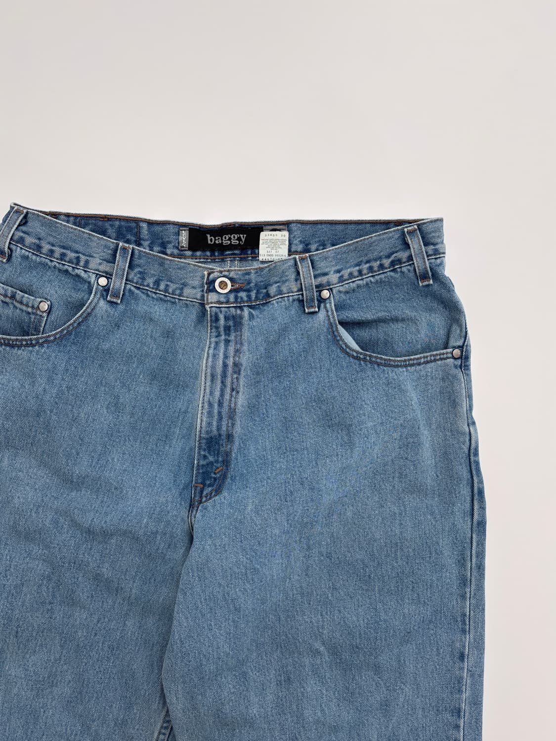 90s 리바이스 실버탭 배기진 연청 상품이미지4