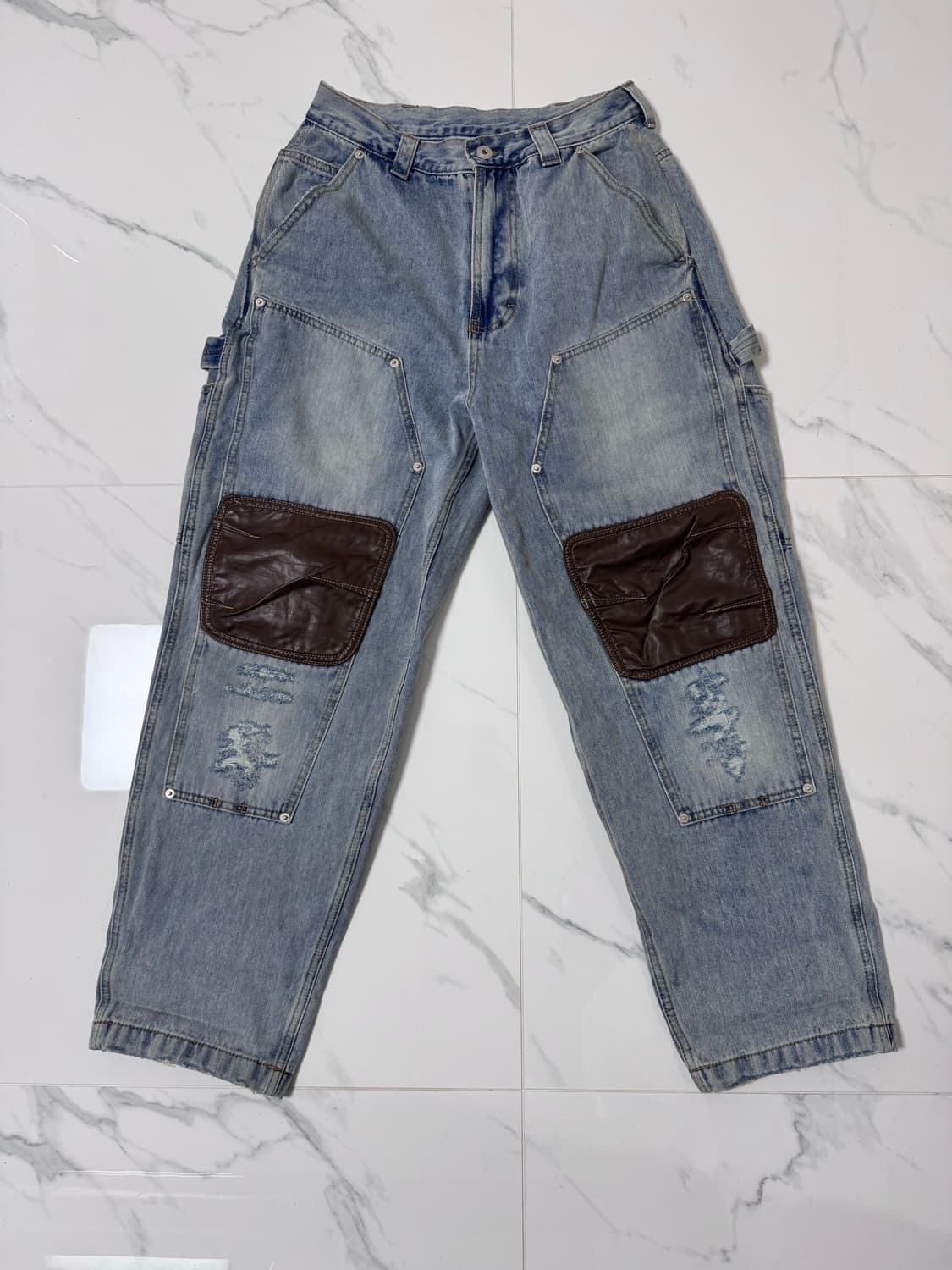 Insane Garage 디스트로이드 패치워크 진 상품이미지1