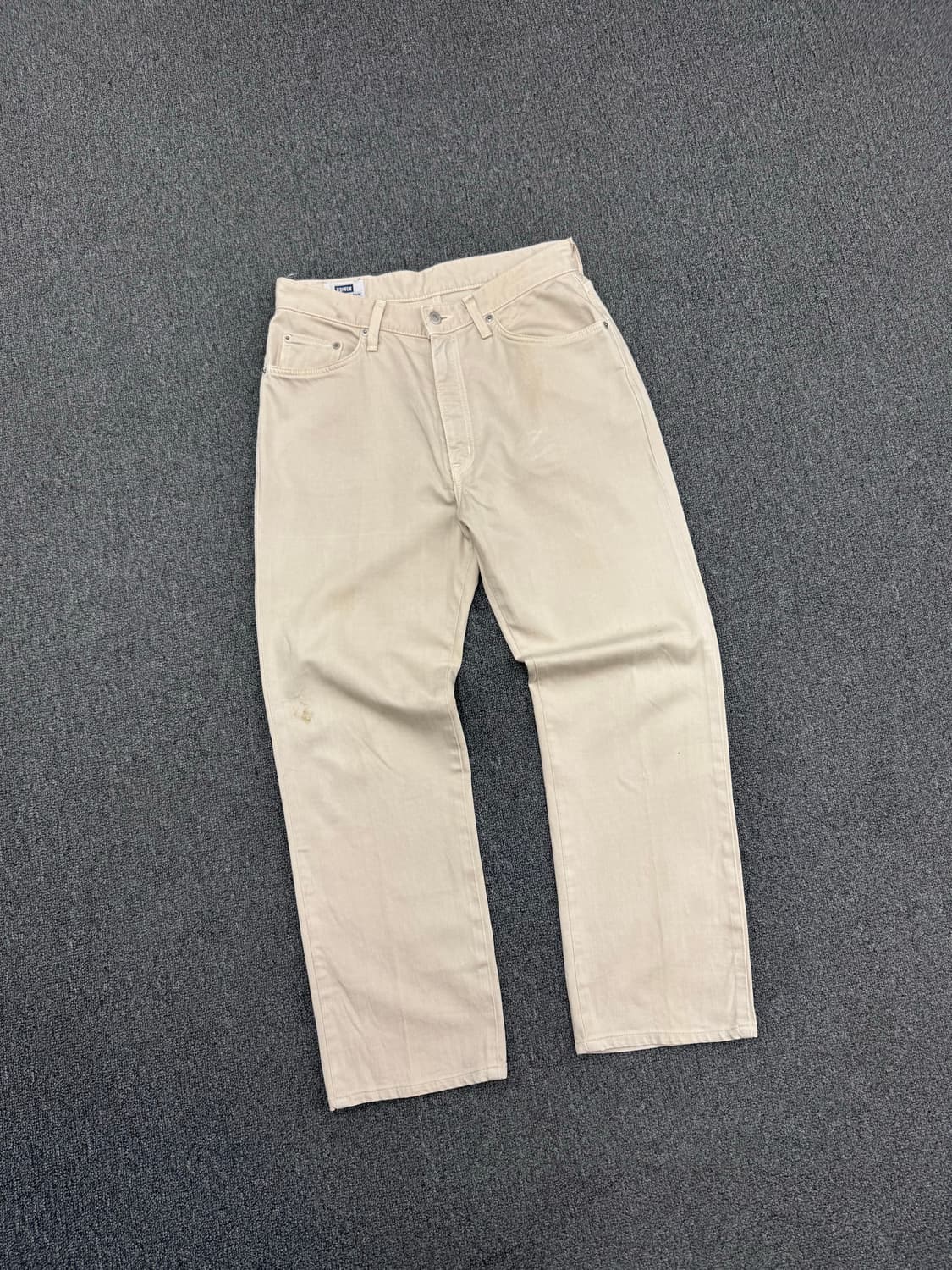 32)에드윈 403 빈티지 베이지 코튼 팬츠 상품이미지1