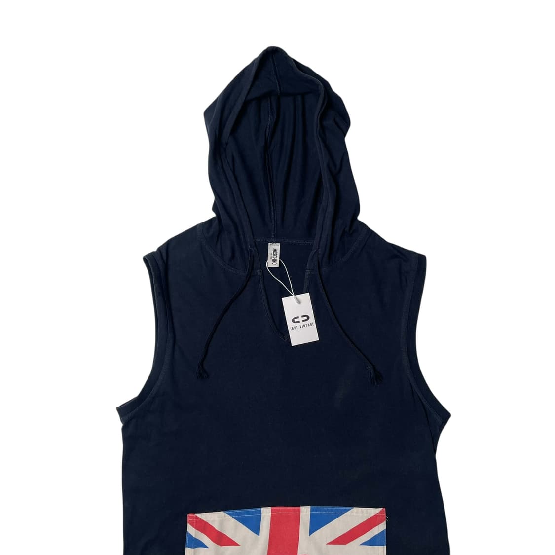 Moschino 'Union jack' 슬리브리스 후드 상품이미지2