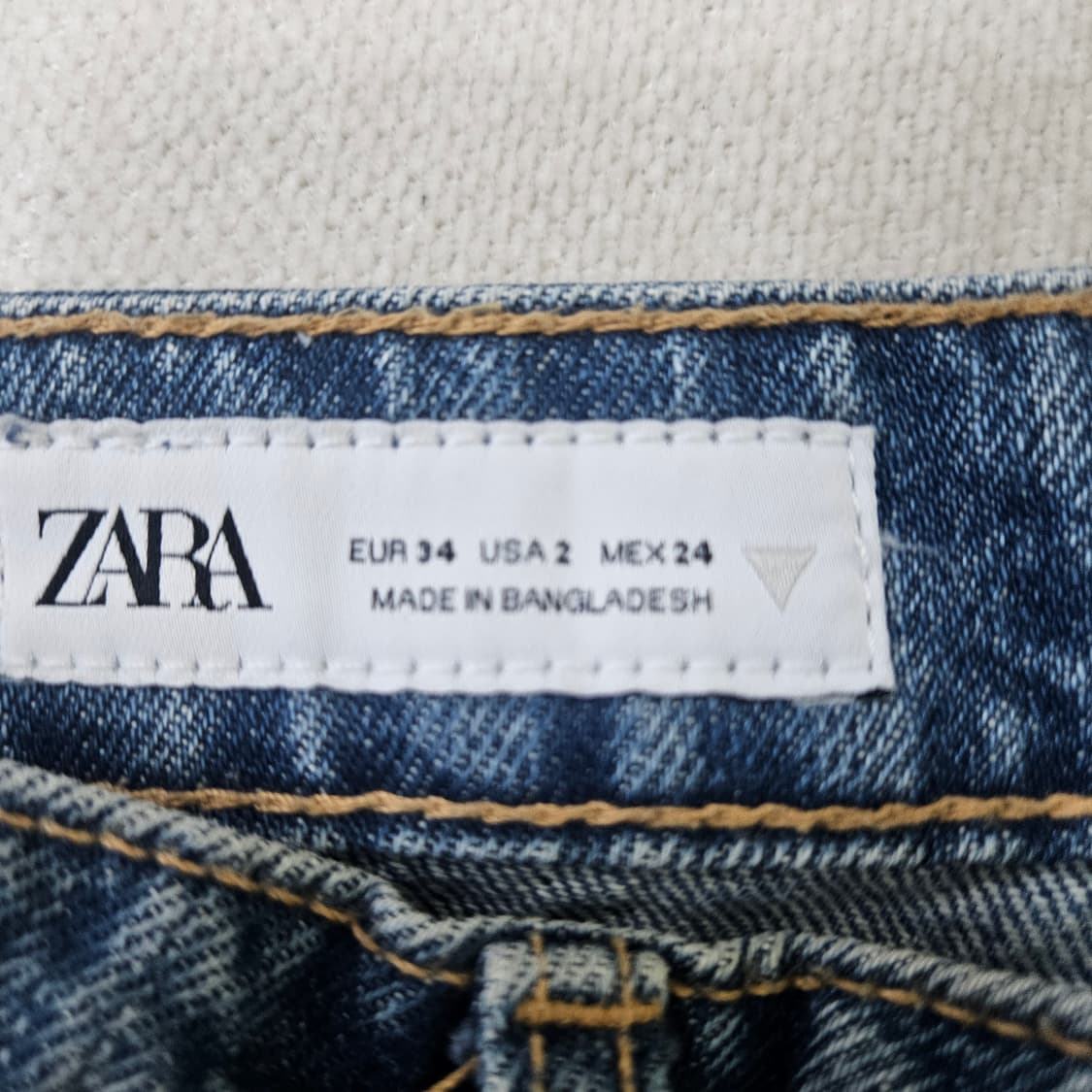 34 자라 와이드 데님 팬츠 0311Y 상품이미지3