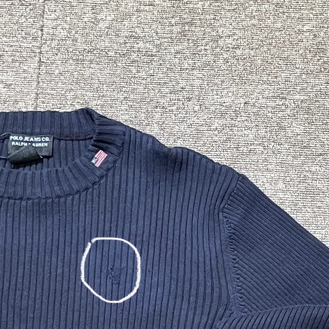 (M) POLO 폴로 랄프 로렌 진스 크루넥 니트 상품이미지4