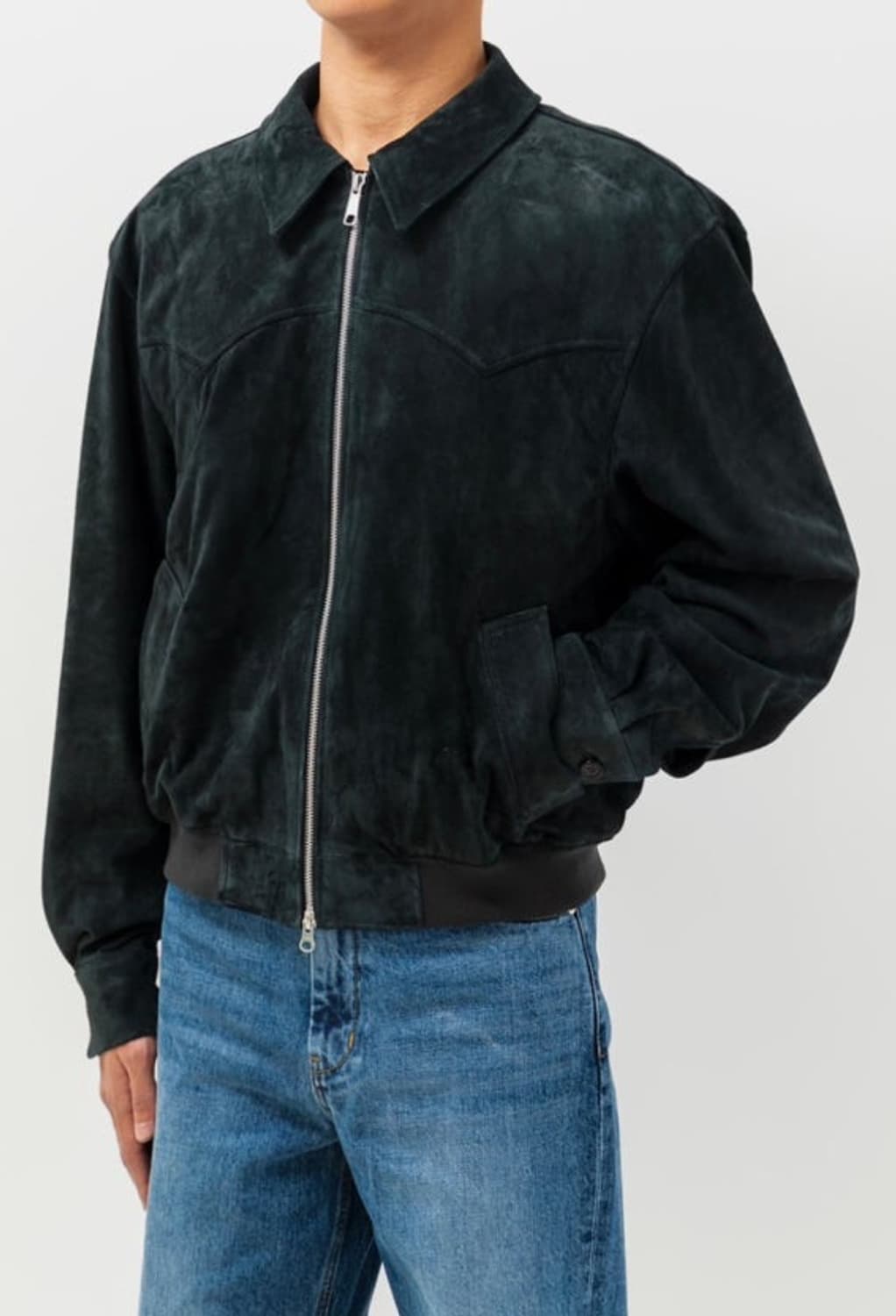 브라운야드 스웨이드 블루종 5사이즈 상품이미지1