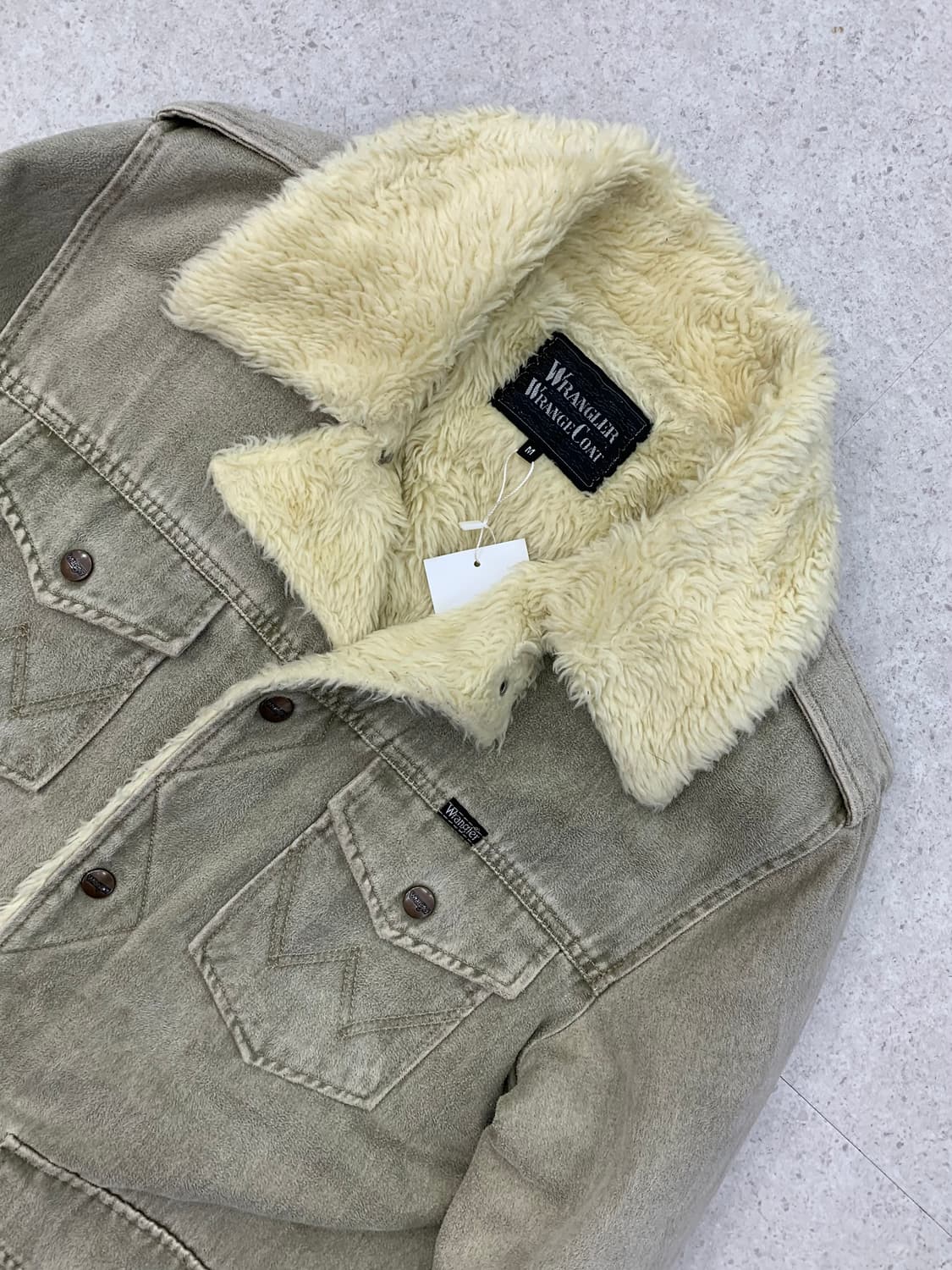 Wrangler 랭글러 스웨이드 쉐르파 자켓 상품이미지2