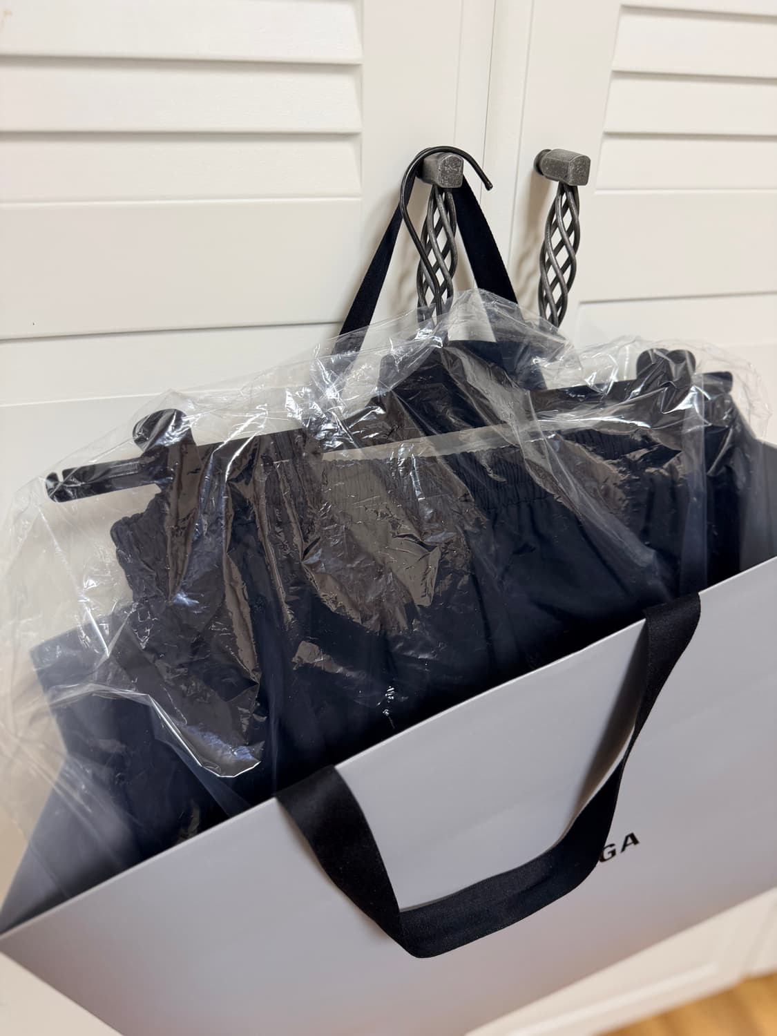 발렌시아가 스텐실 로고 트랙팬츠(새상품) 상품이미지5