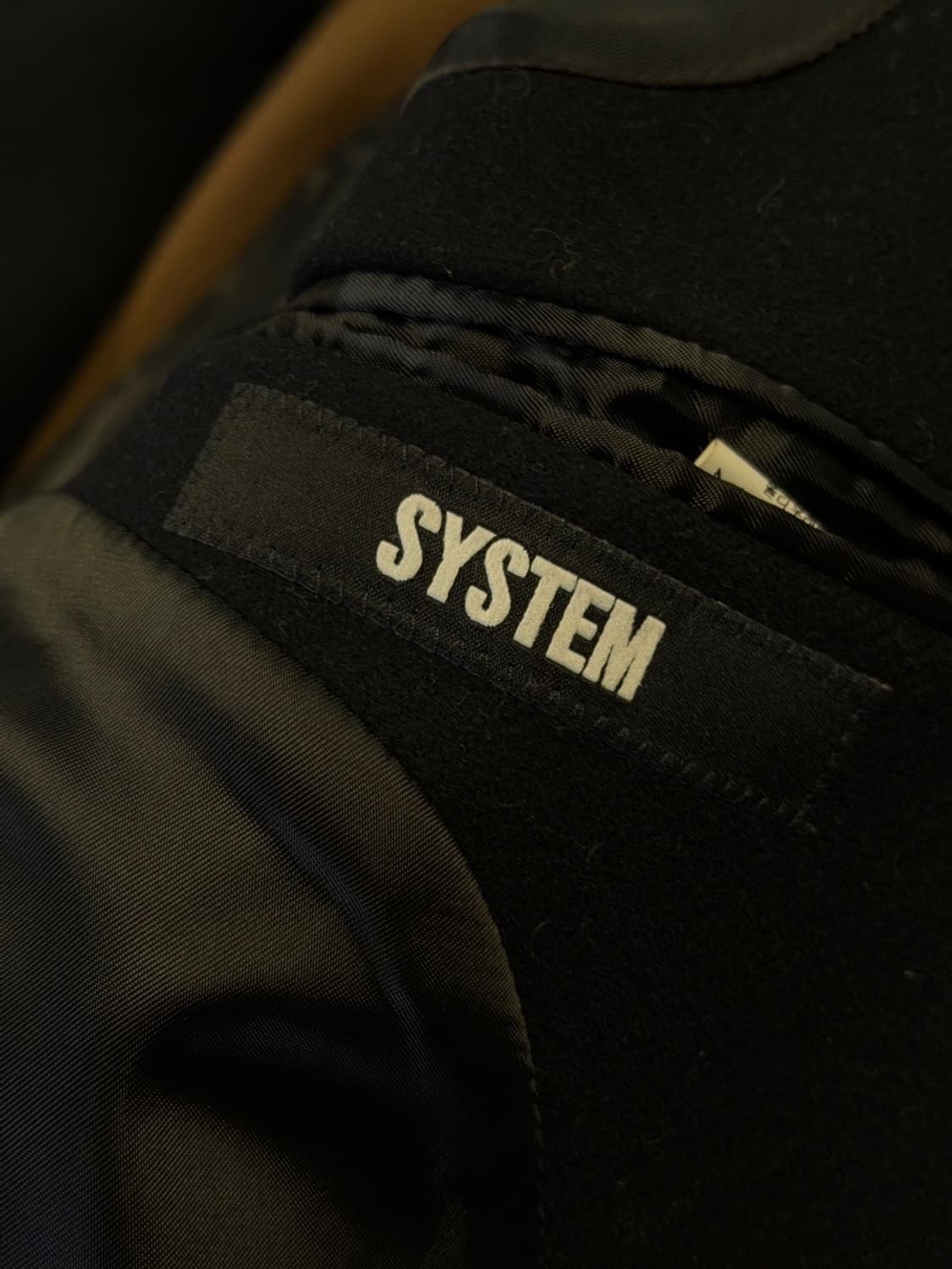 시스템 캐시미어 울 더블 브레스티드 코트 100 상품이미지5