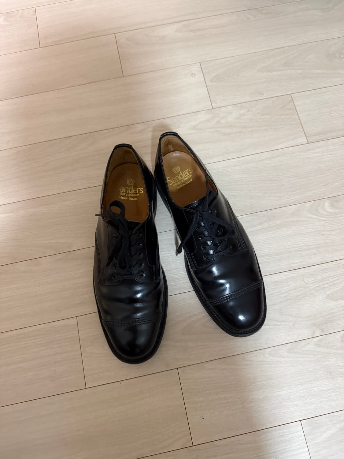 샌더스 밀리터리단화1128 255 uk6 캡토더비 코도반 상품이미지1