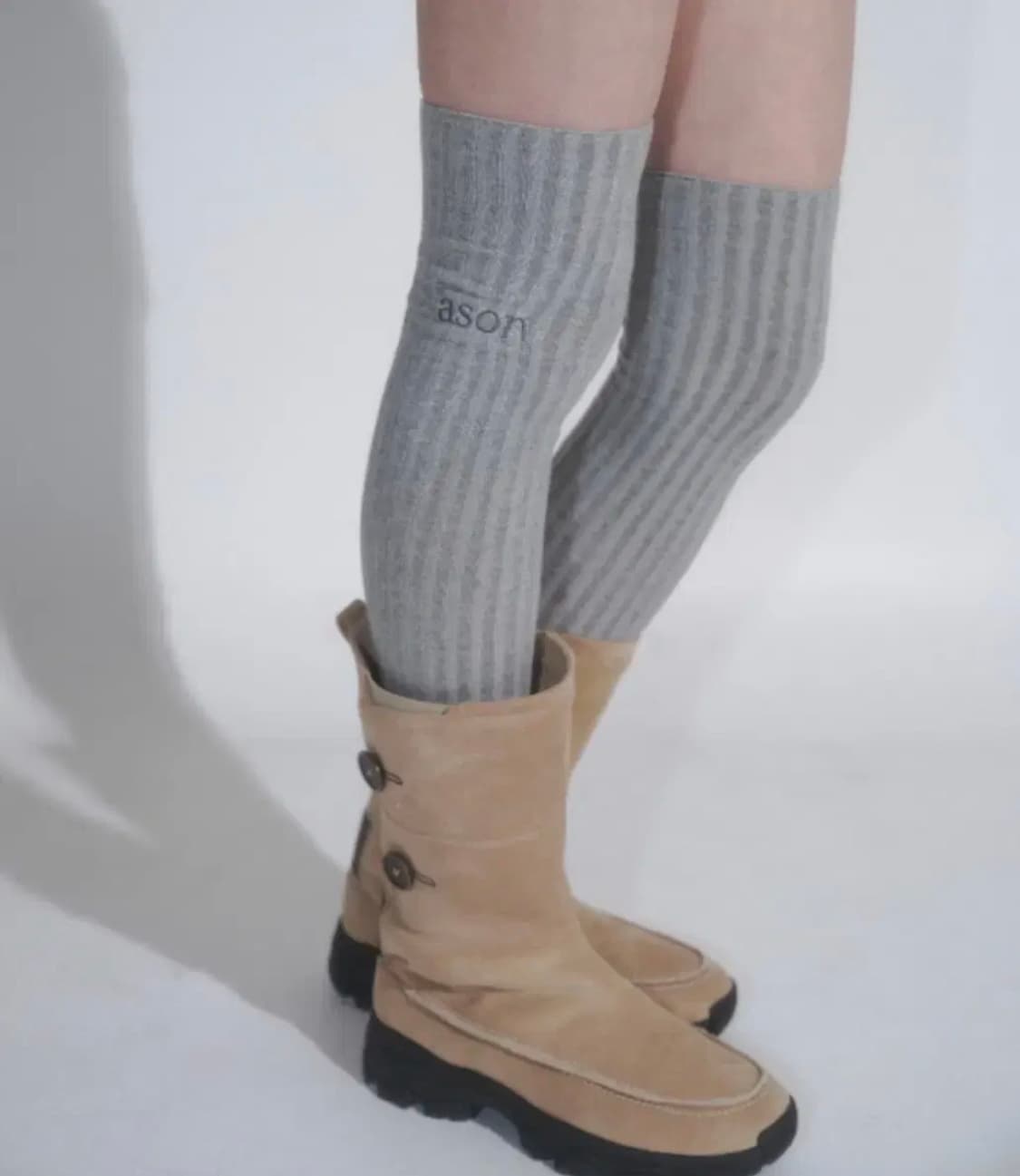 (새상품) 애즈온 니삭스 그레이 상품이미지4