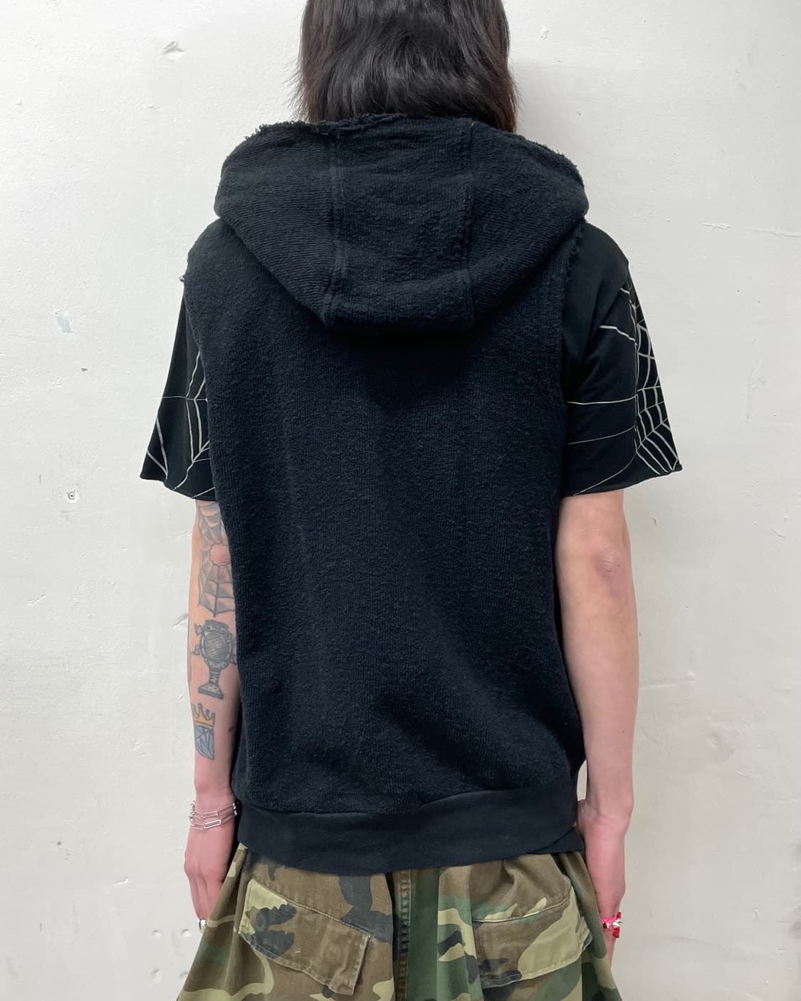 Gun Rough Hoodie Vest 상품이미지2