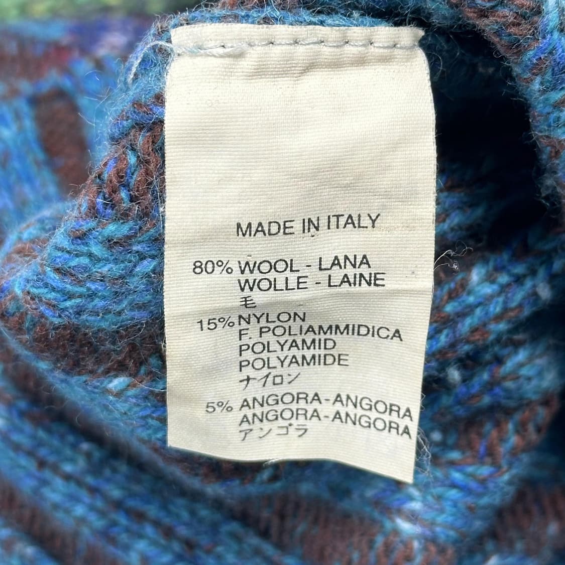 KENZO 겐조 클래식 모크넥 케이블 니트 L 상품이미지6