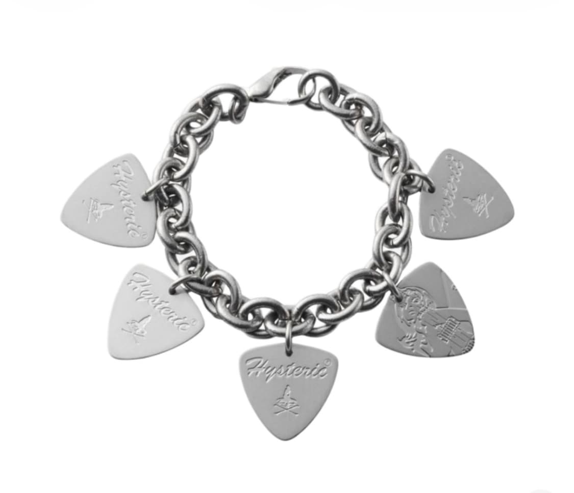 (W) 히스테릭 글래머 히스테릭 온 스컬 픽 브레이슬릿 실버 상품이미지1