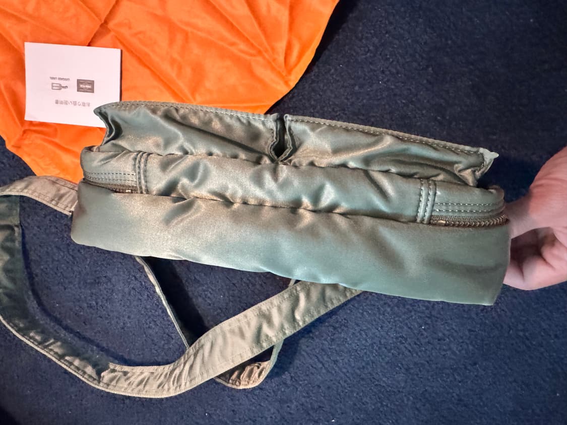 포터 탱커 크로스백 + 더스트백 + 쇼핑백 탱커 숄더백 스몰 세이지 상품이미지5