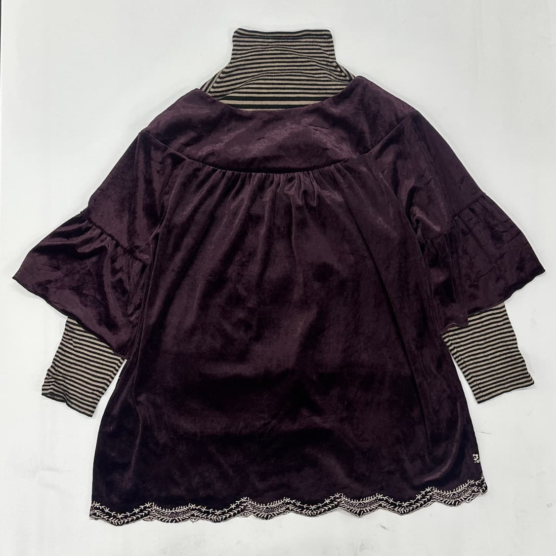 ♥️슈슈룬 쇼콜라 벨벳 코디세트♥️ 고딕풍 마계 고스로리 레이어드  상품이미지3