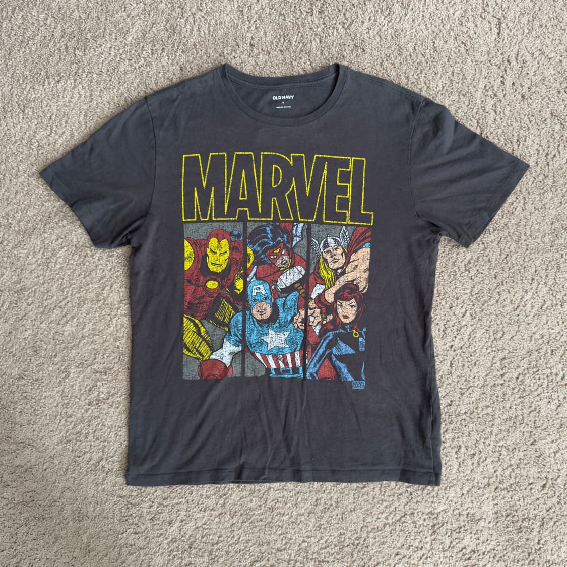 빈티지 올드네이비 마블 어벤져스 티셔츠 상품이미지1