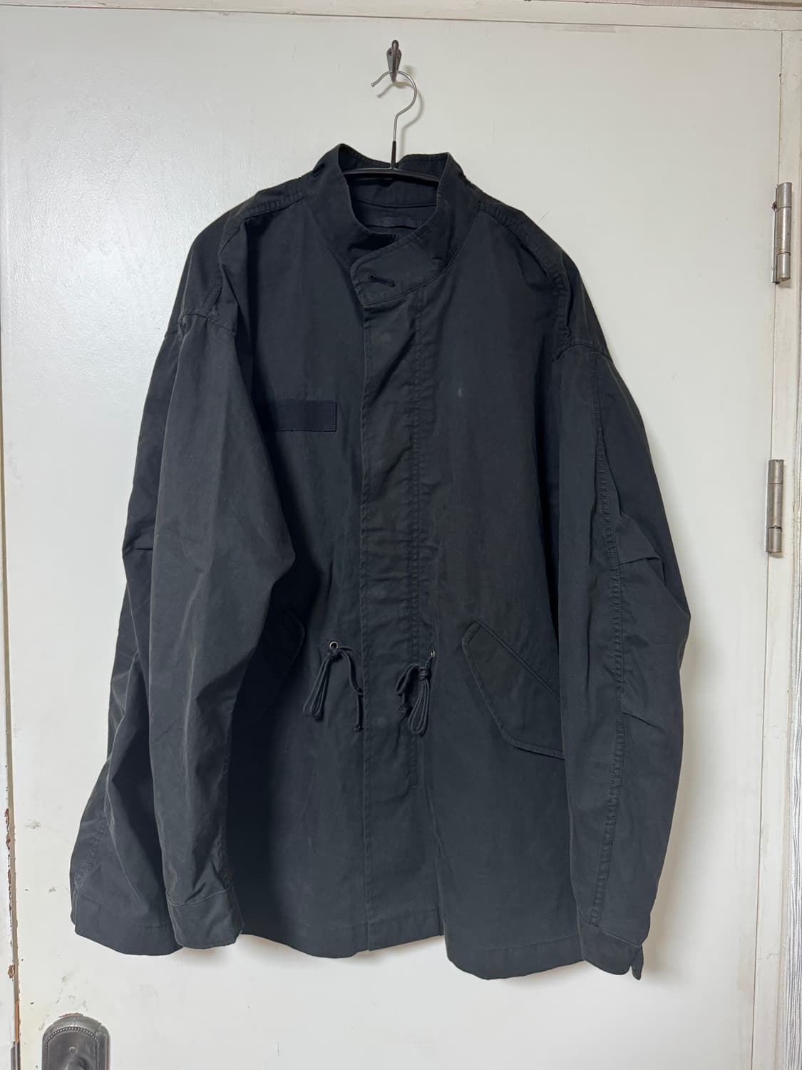 [OS] 에이치태 Htae 70s M-65 하프 피쉬테일 파카 블랙 상품이미지2