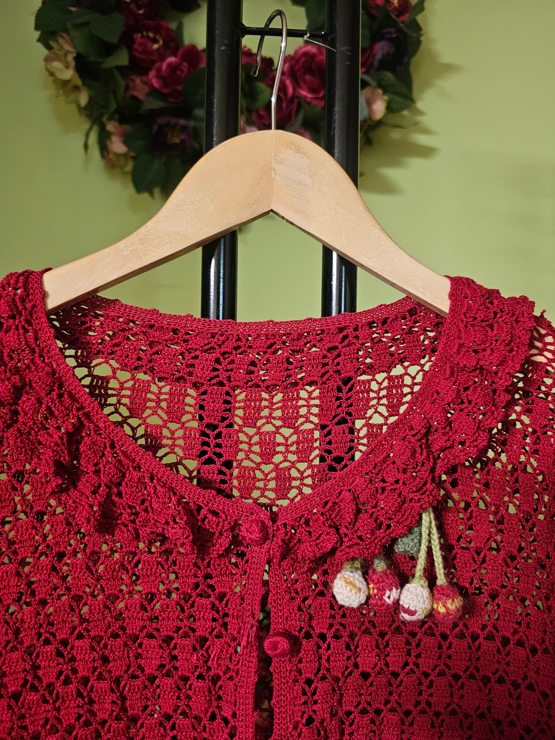 비꼴리끄 손뜨개 가디건  상품이미지2