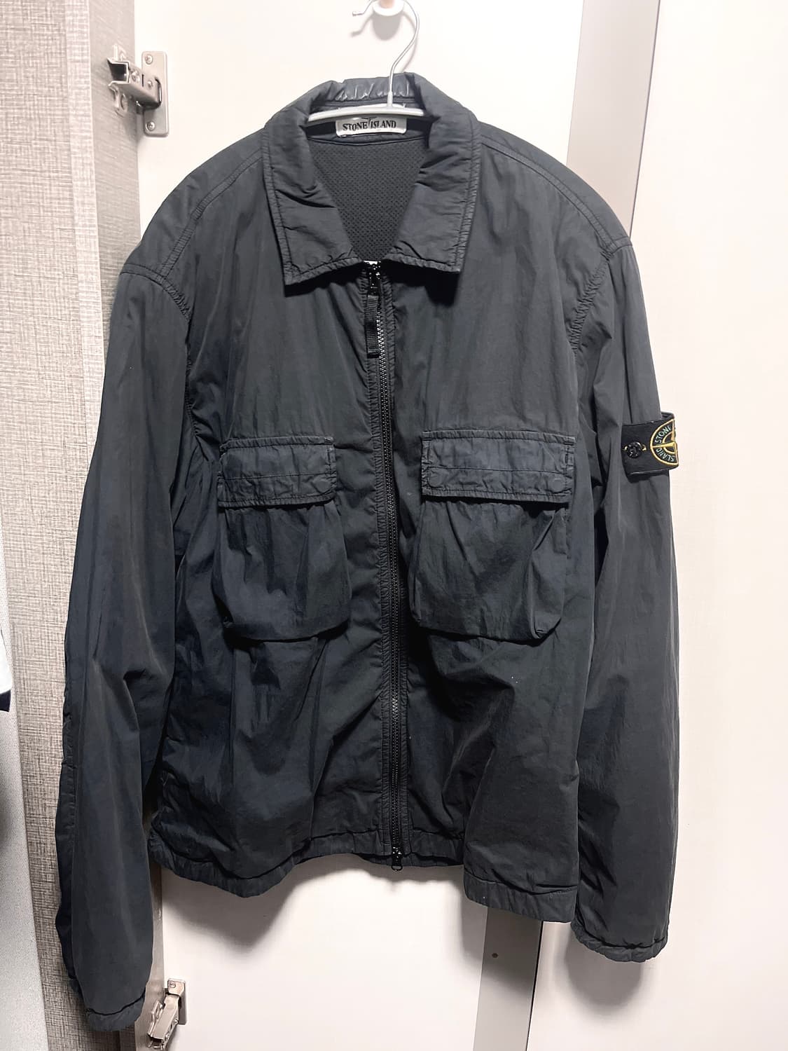 19FW 스톤아일랜드 가먼트다잉 오버셔츠 상품이미지1