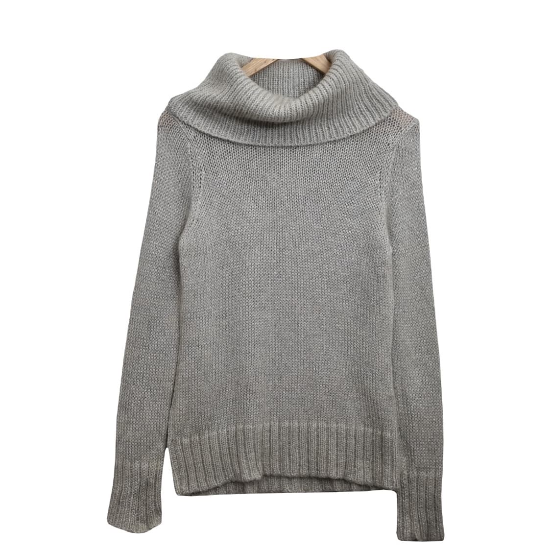 ROPE 로페 실버 터틀넥 니트  상품이미지1