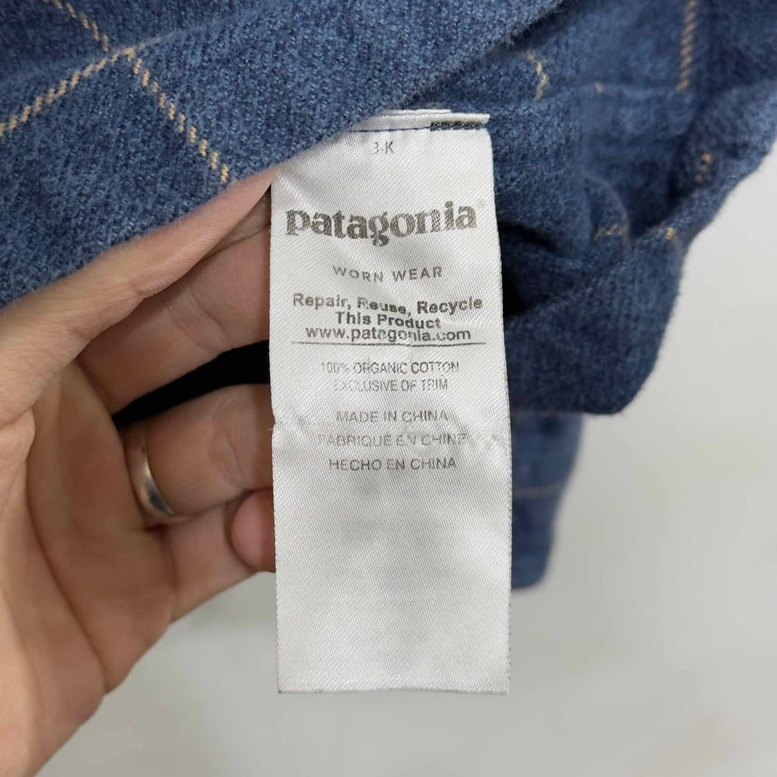 파타고니아 오가닉 코튼 체크 셔츠 상품이미지5