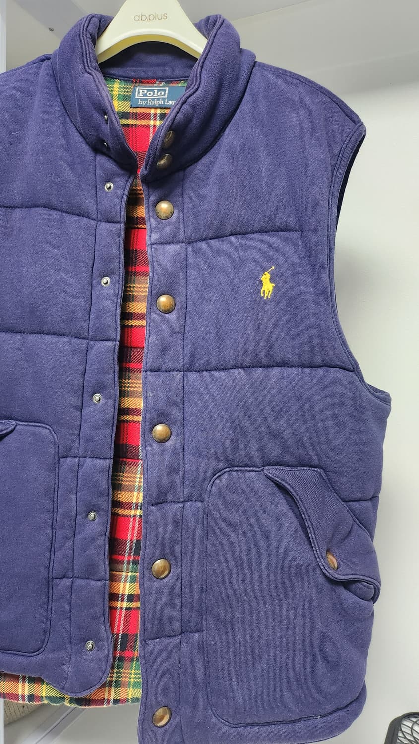 폴로 코튼 패딩 베스트 상품이미지3