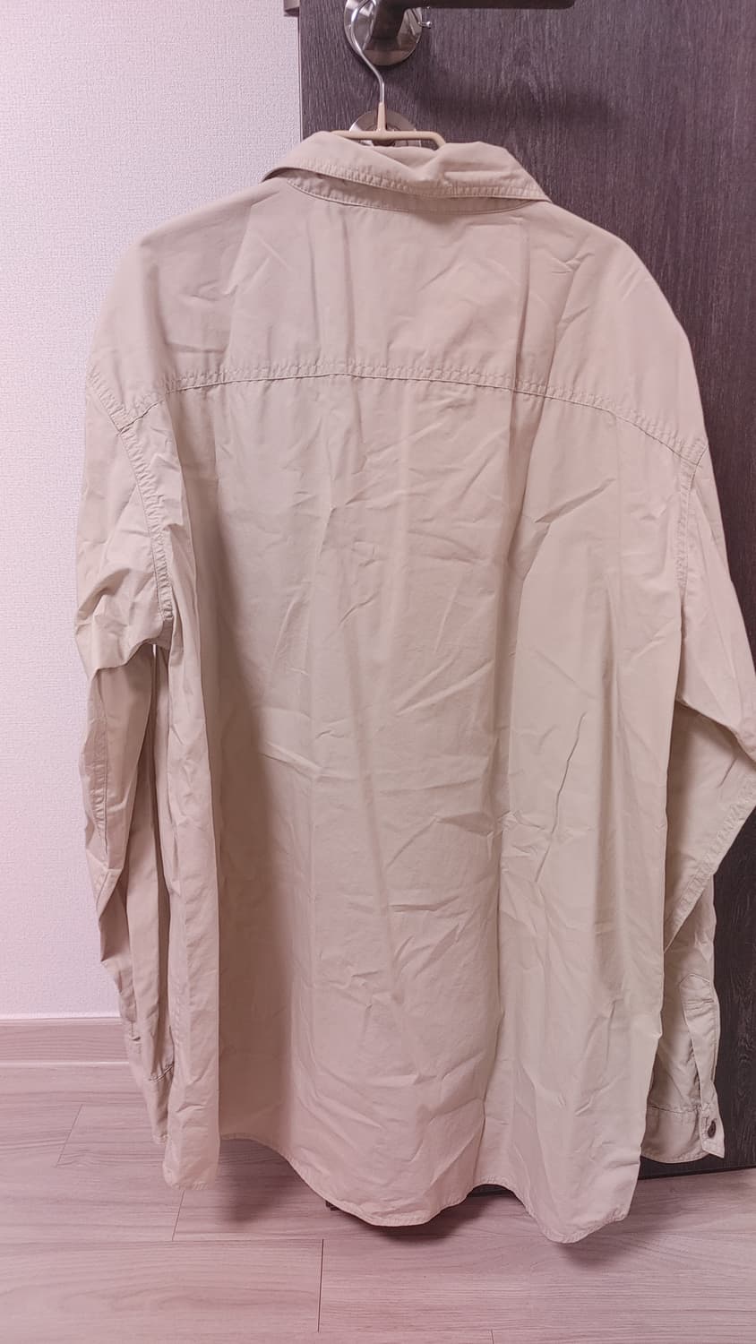 유니클로 베이지 셔츠 XL 상품이미지2