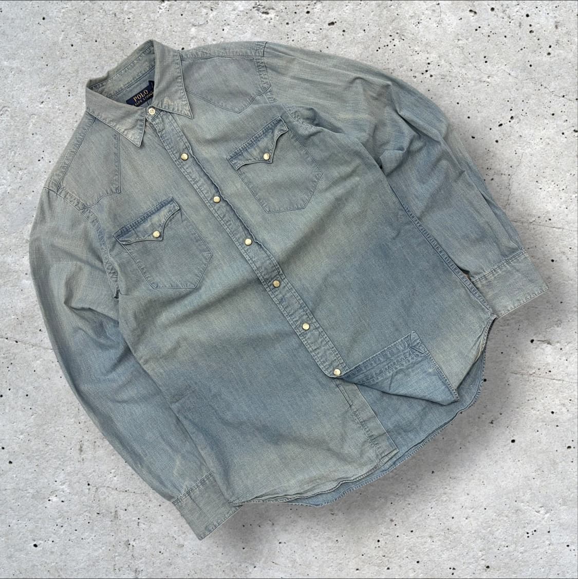 [S] 폴로 랄프로렌 웨스턴 데님 셔츠 남방 B515 상품이미지1