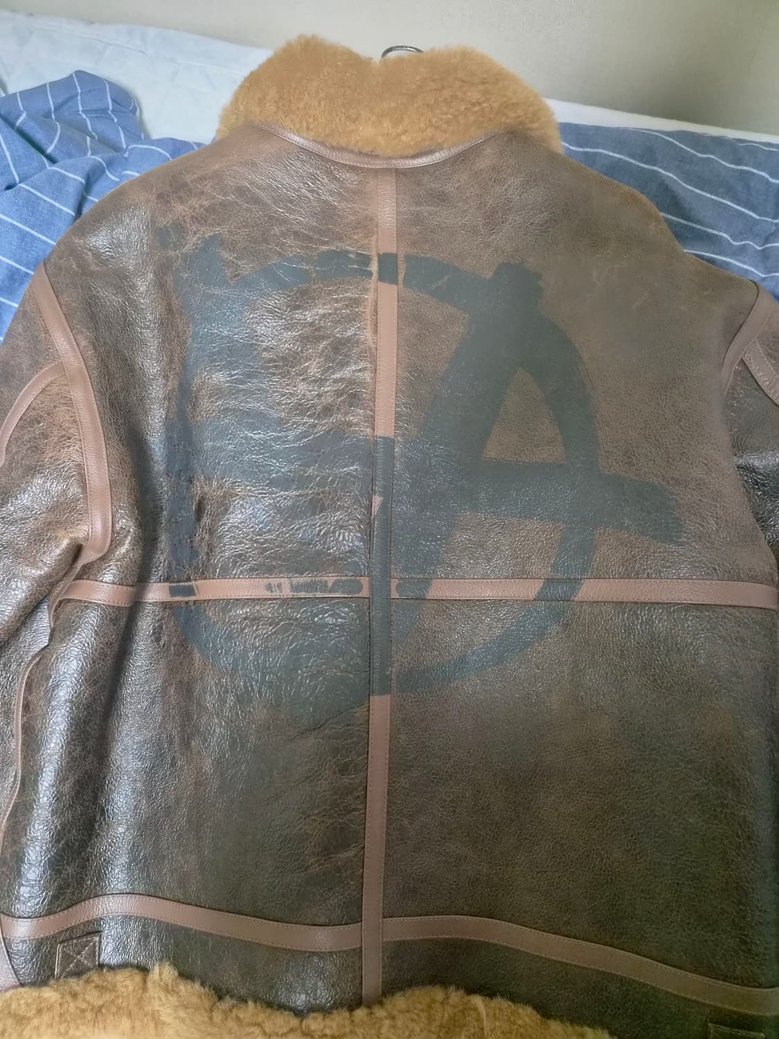 [xs] 베트멍 뎀나시절 아나키 shearling 자켓 브라운 상품이미지8