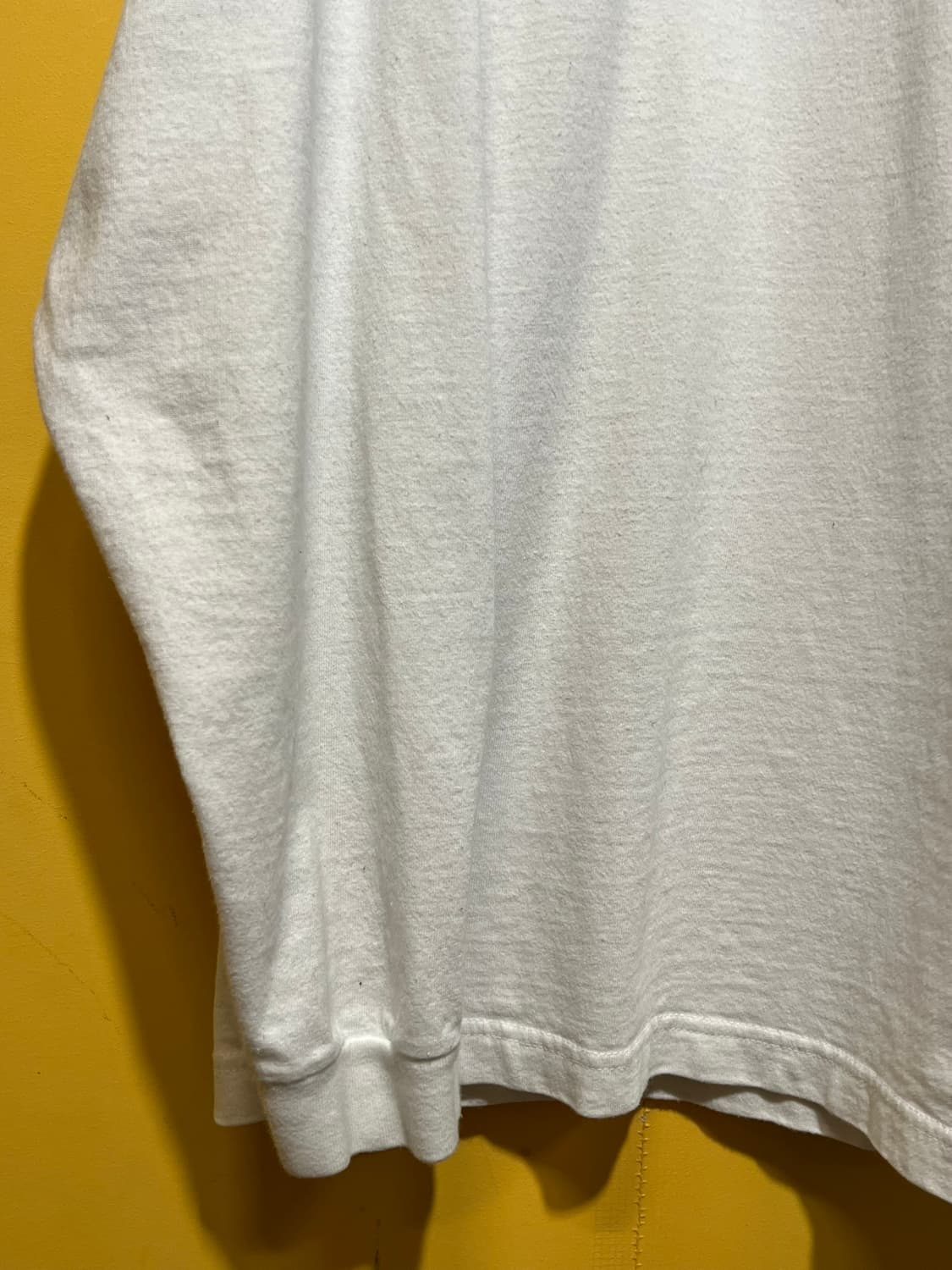 [XL] 세인트 마이클 x 본앤레이즈드 본 세인트 롱슬리브 티셔츠 화이트 상품이미지4