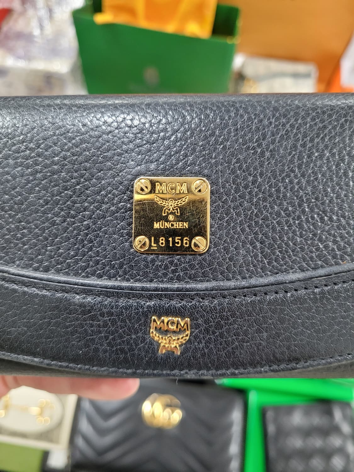 MCM 블랙 장지갑 남여공용 상품이미지2