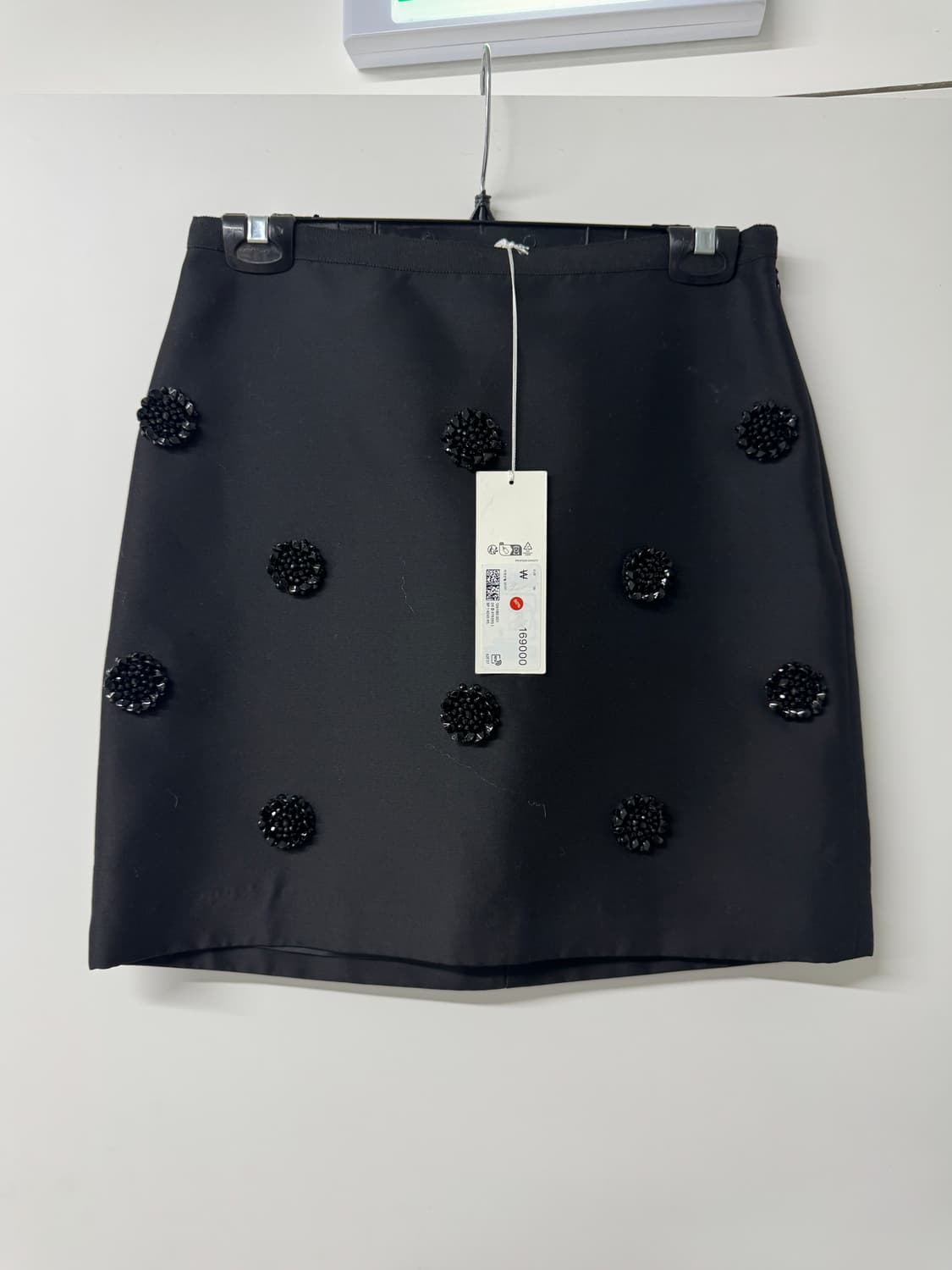 ARKET 아르켓 블랙 플라워 미니 스커트(새상품) 상품이미지1